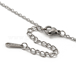 Pendente in vetro a forma di fiore&nbsp;NJEW-R263-04P