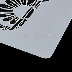 Plantillas de plantillas de pintura de dibujo hueco de plástico&nbsp;DIY-Z024-01F