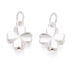 Kleeblatt-Anhänger aus Sterlingsilber zum St. Patrick's Day 925&nbsp;STER-T008-31S