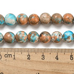 Fili di perle di diaspro imperiale sintetico&nbsp;G-N342-25C-1