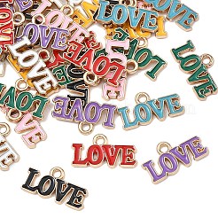 32 Stück 8 Farben Anhänger aus Emaille mit Valentinstagsthema&nbsp;ENAM-YW0008-76