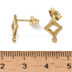 Accesorios para pendientes de acero inoxidable 304 con revestimiento iónico (IP)&nbsp;STAS-I206-72G