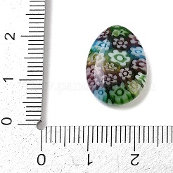 Manuell Millefiori Glas Anhänger&nbsp;LAMP-G166-06F