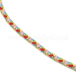 Fabrication de colliers en cordon rond en nylon et coton de 2.5 mm&nbsp;NJEW-C106-01G