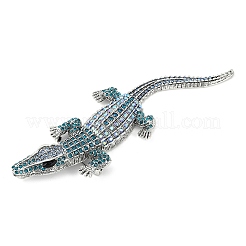 Broches alligator en strass en alliage&nbsp;JEWB-S022-07C