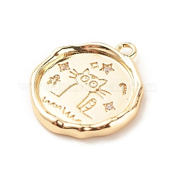 Pendenti in zirconi cubici trasparenti in micro pavè di ottone&nbsp;LS-KK-G412-02LG