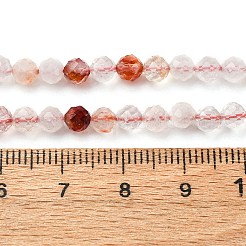 Natürliche eisenhaltige Quarzperlenstränge&nbsp;G-B142-A01-4mm