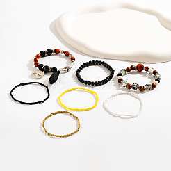 7 Stück stapelbare Armbandsets im 7-Stil&nbsp;TX9961-1