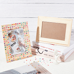 Kit para hacer marcos de fotos con mosaico de conchas y chips de diy&nbsp;DIY-OC0004-48