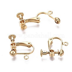 Ohrclips aus Messing zum Aufstecken&nbsp;KK-Q764-029