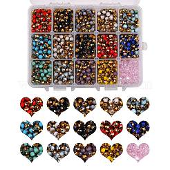 1710~1770 pz 15 colori perline di vetro placcato&nbsp;EGLA-SZ0001-03