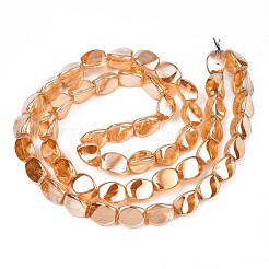 Perles en verre plaquent brin&nbsp;EGLA-S188-23