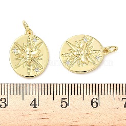Pendentifs en laiton zircon cubique transparent&nbsp;KK-Z120-60B-G