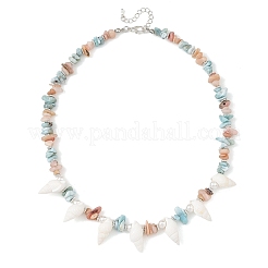 Boho-Halsketten aus natürlichen Muscheln&nbsp;NJEW-JN06698