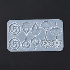 DIY Vortex & Teardrop & Flower & Fan Anhänger Silikonformen&nbsp;LS-SIMO-H008-03