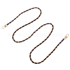1 asa para bolso de cadena de aluminio y cuero sintético&nbsp;AJEW-CL0001-27D