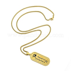 Costellazione 304 acciaio inossidabile micro pavé zirconi cubici trasparenti ciondolo catena grano collane per donne uomini&nbsp;NJEW-U007-01C
