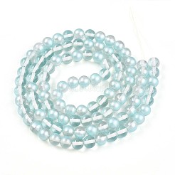 Peinture de cuisson perles de verre transparentes brins&nbsp;DGLA-N011-8mm-05