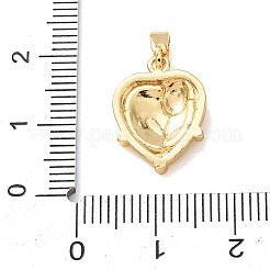 Pendentifs d'émail en laiton &nbsp;KK-CBA2C2D-01B-G