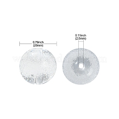 50 Stück transparente Acrylperlen&nbsp;TACR-CJ0001-55