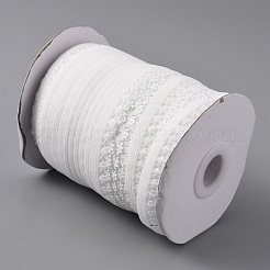 Cordons élastiques en polyester avec bordure à un seul bord&nbsp;EC-WH0020-06G
