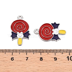Halloween-Thema Legierung Emaille Anhänger&nbsp;ENAM-T020-08K
