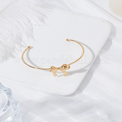 1 bracelet manchette en acier inoxydable 304&nbsp;BJEW-LP0003-31G