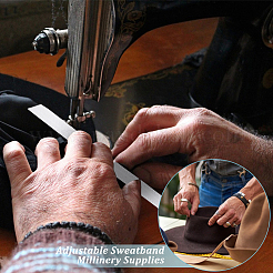Verstellbares Polyester-Schweißband für Hutaccessoires&nbsp;FIND-WH0152-721C