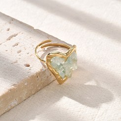 Herz natürliche grüne Aventurin Fingerringe&nbsp;STAS-Z112-10G-02