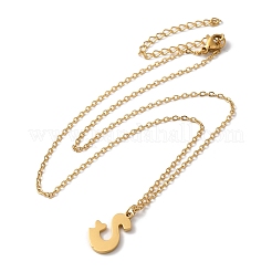 Colliers pendentifs en acier inoxydable 304&nbsp;LS-NJEW-H036-02G-S