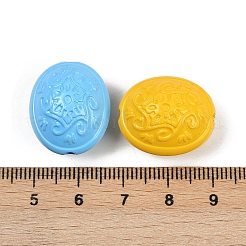 Undurchsichtige und sprühlackierte Acrylperlen&nbsp;OACR-G048-04
