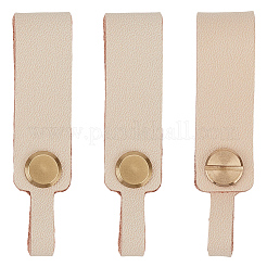 3 porte-clés en cuir de vache&nbsp;KEYC-CL0001-33C