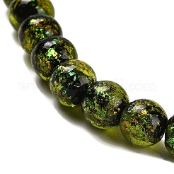 Brins de perles de verre dichroïques faites à la main&nbsp;DICH-U001-02E
