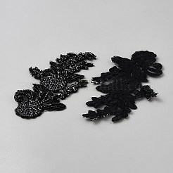 Poliéster con rhinestone de vidrio para coser y decorar&nbsp;DIY-WH20032-138B