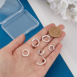 3 Paar 3 Stile Messing Micro Pave Zirkonia Creolen&nbsp;EJEW-PH0001-29A