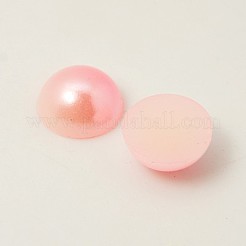 Cabochons en plastique imitation dôme de perle abs&nbsp;SACR-X0003-M