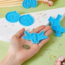 DIY 4 Stück 4 Stil Vogel Anhänger Silikonformen&nbsp;DIY-TA0009-91