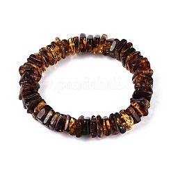 Stretch-Armbänder aus natürlichem Bernstein für Männer und Frauen&nbsp;BJEW-T018-18