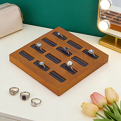 Ringorganizer-Aufbewahrungstabletts aus Holz und Polyethylen&nbsp;ODIS-WH0025-345