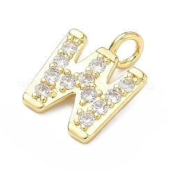 Pendentifs en laiton zircon cubique transparent&nbsp;KK-I476-01G-W