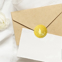 34 Blatt selbstklebende Aufkleber mit Goldfolienprägung&nbsp;DIY-WH0509-063