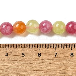 Gefärbte natürliche malaysia jade perlen stränge&nbsp;X-G-G021-02B-16