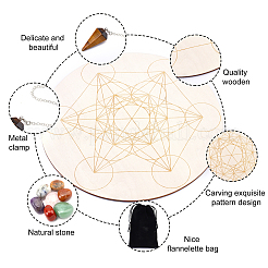 Decorazioni fai da te per la casa con chakra yoga&nbsp;DJEW-SC0001-02B