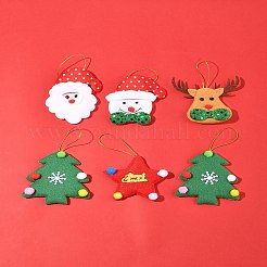 10 stücke 5 stile tuch anhänger dekorationen&nbsp;FIND-FS0003-28