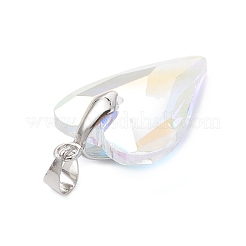Ab Farbe überzogen Glas-Anhänger&nbsp;PALLOY-JF04736-01