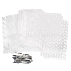4 Stile opp Zellophan Süßigkeiten Aufbewahrungsbeutel Sets&nbsp;ABAG-TAC0013-20A-03