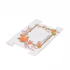 Carte rettangolari con fascette per capelli in carta&nbsp;CDIS-C004-07A