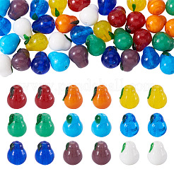 36pcs 9 colores cuentas de murano hecho a mano&nbsp;LAMP-TA0002-18