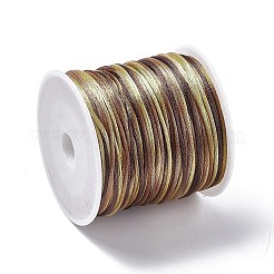Cordons en satin de queue de rat en nylon teint par segment&nbsp;NWIR-A008-01A