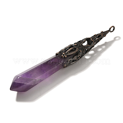 Natürlicher Amethyst zeigte große Anhänger&nbsp;LS-G-P560-02R-21